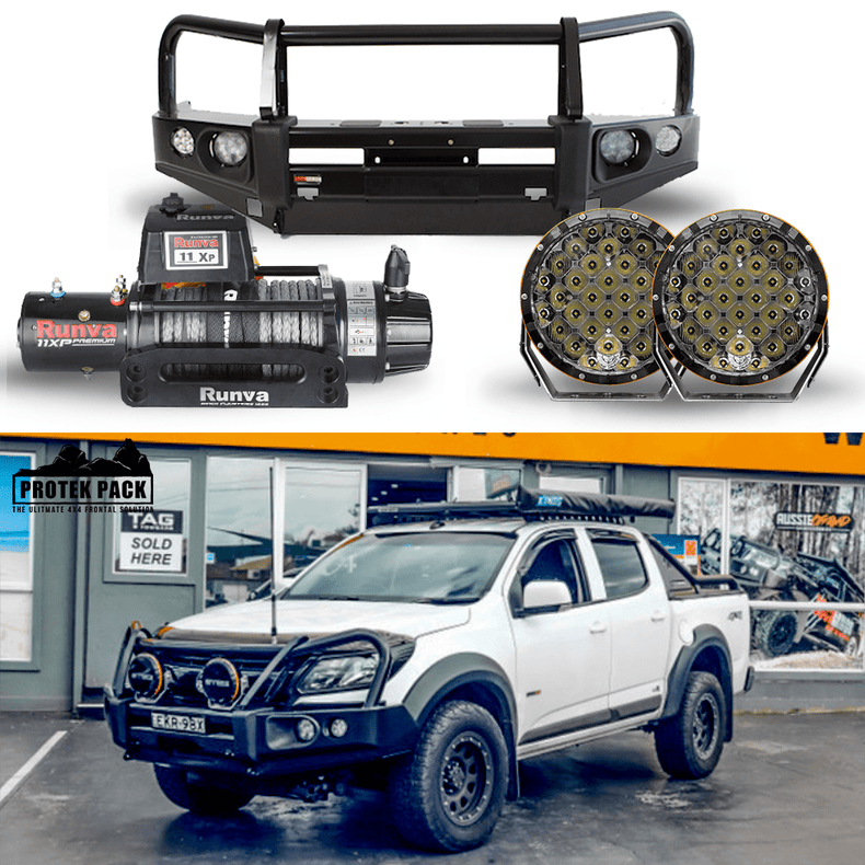 Holden RG Colorado/7 | Protek Pack: Bull Bar, Runva Winch, Stedi Spotties