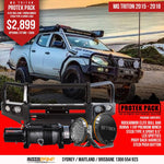 Mitsubishi MQ Triton Protek Pack - Bull Bar, Runva Winch, Stedi lights