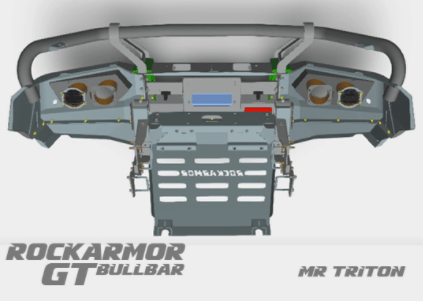MR Triton Protek Pack - GT Bull Bar, Runva Winch, Stedi led Spotties