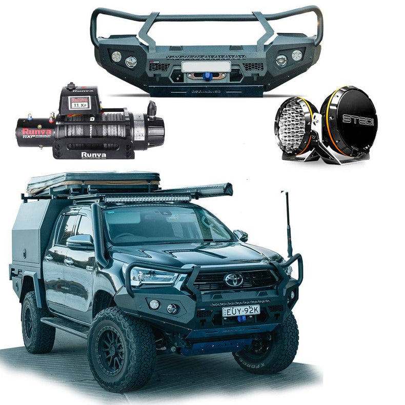 Protek Bull Bar Combo Pack Suits 08/2020 - 03/2024 Hilux Gen SR & SR5