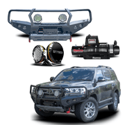 200 Series Protek Pack | GT Bull Bar, Runva Winch Stedi Led lights Suits Facelift 09/2015 - 10/2021