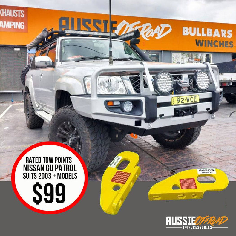 GU4 Patrol Rated Recovery Points - Rockarmor 4x4