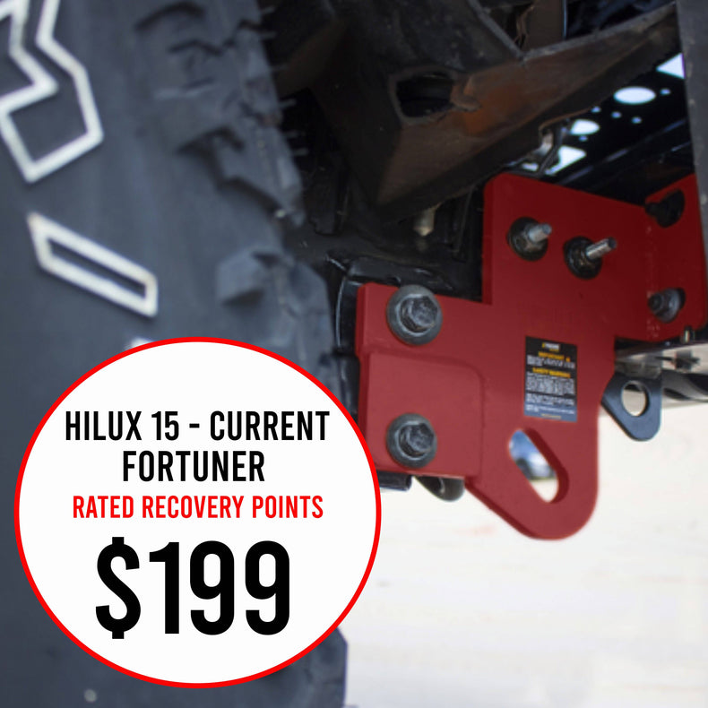 Rated Recovery Points - Suits Hilux 15+ all N80 Models