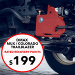 Rated Recovery Tow Points - Suits Isuzu Dmax /MUX / Colorado / Trailblazer