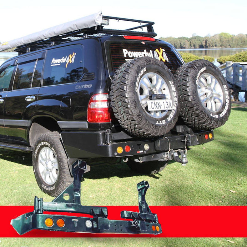 105 Series Rear Bar Spare wheel Carrier