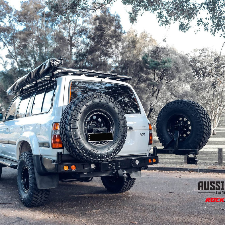 80 Series Rear Bar with Swing Arm