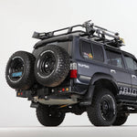 80 Series Rear Bar Twin Carriers