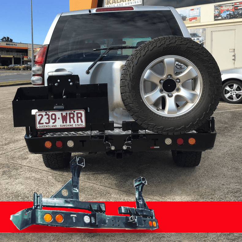 Rear Bar wheel Carrier Suits - Prado 120 Series| Rockamor