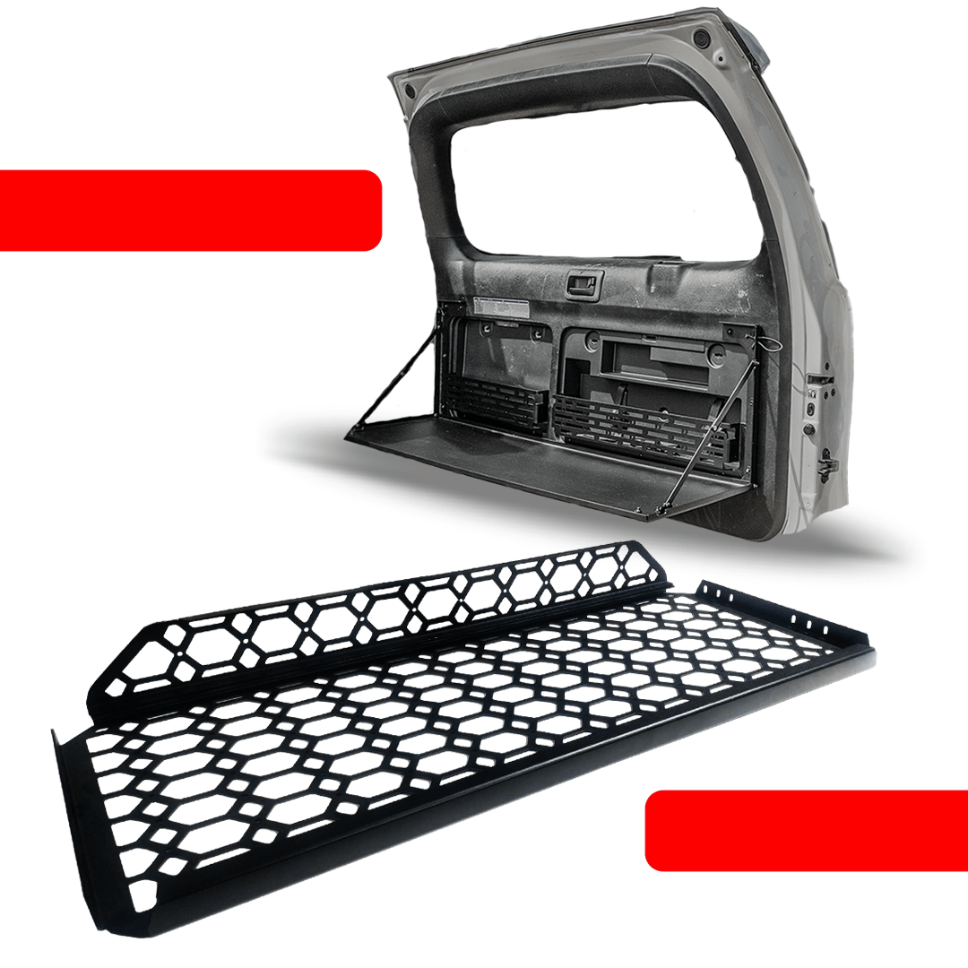 Rear Cargo Shelf + Rear Door Table Combo Deal | Prado 150