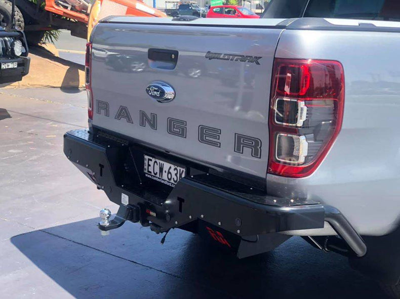 Ford Ranger Tow Bar Suits PX1 PX2 PX3 | Rockarmor Rear Step Tow Bar