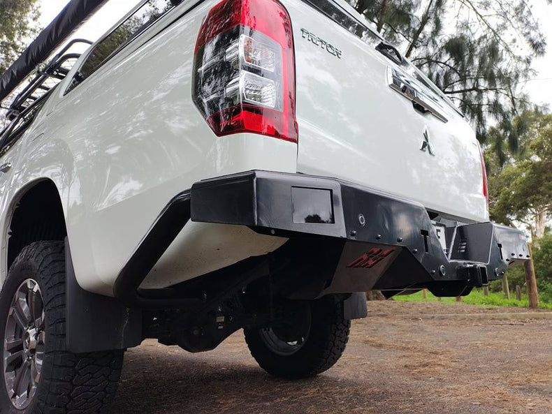 MR TRITON REAR STEP TOW BAR - ROCKARMOR 4X4