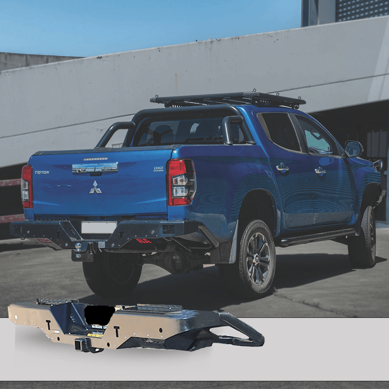 MR TRITON REAR STEP TOW BAR - ROCKARMOR 4X4