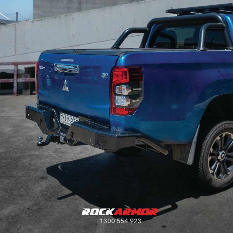MR TRITON REAR STEP TOW BAR - ROCKARMOR 4X4