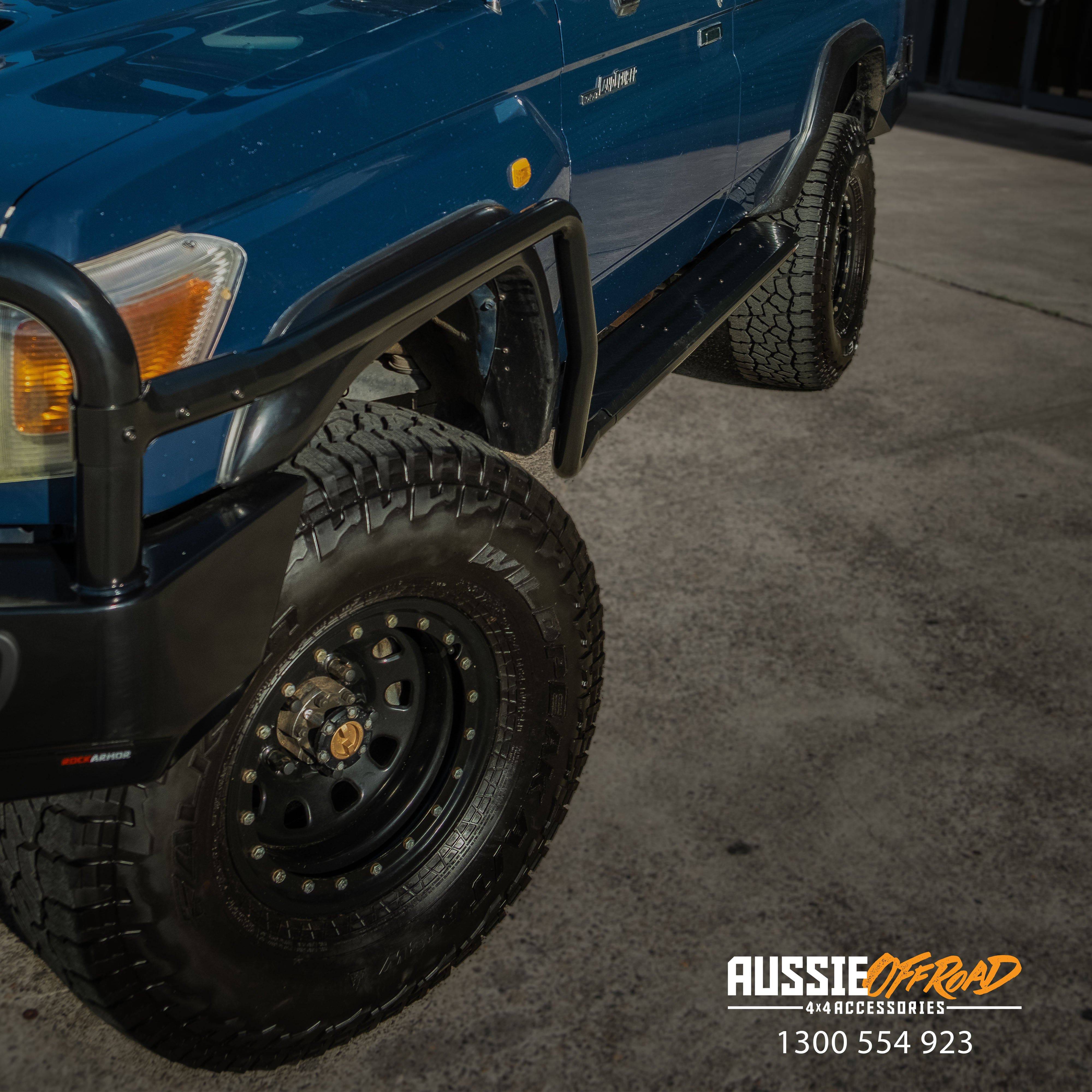 Troopy Rear Step 78 Series Landcruiser Rock Sliders Suits Troop Carrier