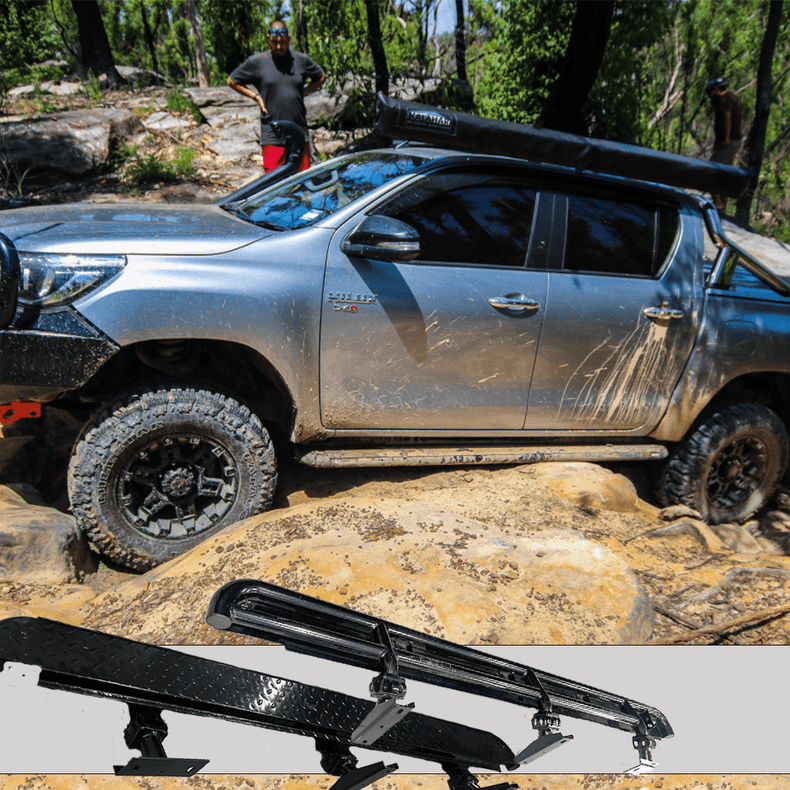 N80 Rock Sliders Suits Hilux 2015 - Current