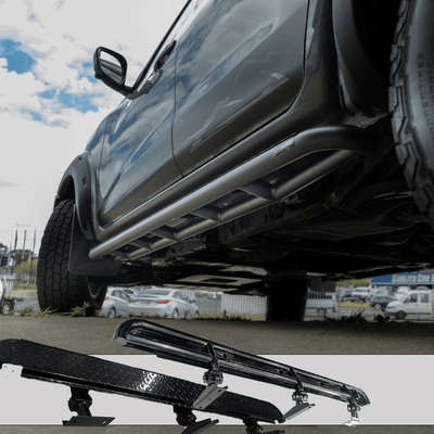 NP300 Rock Sliders  ADR Approved Rockarmor