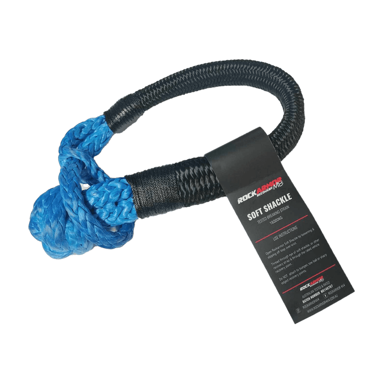 18,000KG RATED Blue SOFT SHACKLE (With Uhmpe Binding)