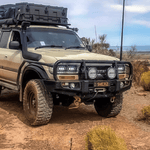 80 Series Touring Pack Suits: 80 Series Landcruiser - Bullbar, Winch, Lights, uhf + Free Fridge