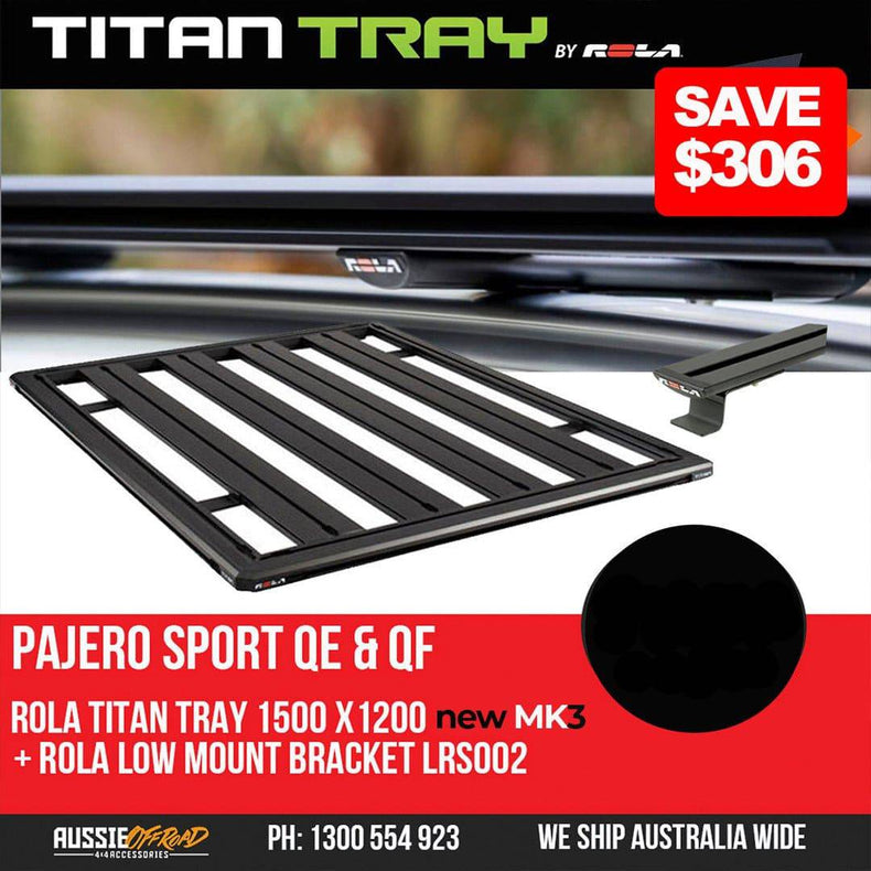 Pajero Sport QE & QF Rola Titan Tray + Low mount kit (1500 x 1200)