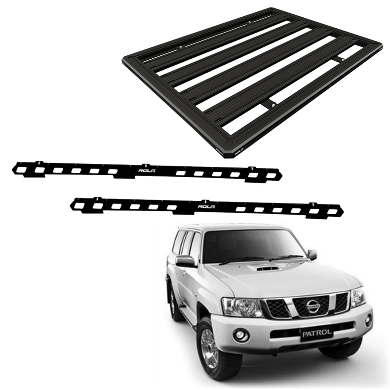 PATROL Roof Rack - Rola Titan Tray + Ridge Mount