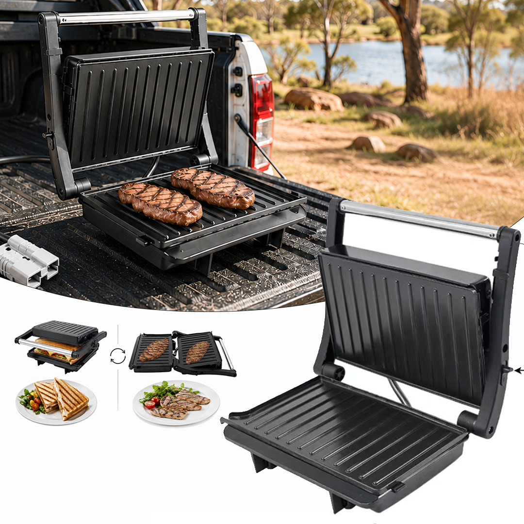 12V Sandwich Grill Press with Anderson Plug