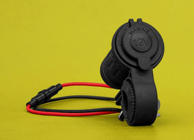 12V CIGARETTE LIGHTER SOCKET - HANDLEBAR MOUNT