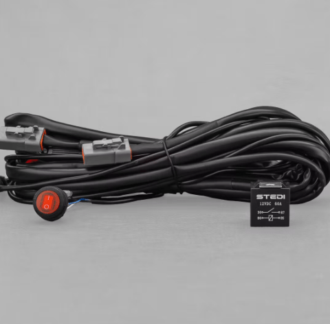 DUAL CONNECTOR PLUG & PLAY SMART HARNESS™ HIGH BEAM DRIVING LIGHT WIRING