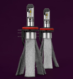 H15 COPPER HEAD LED HEADLIGHT GLOBES (PAIR)