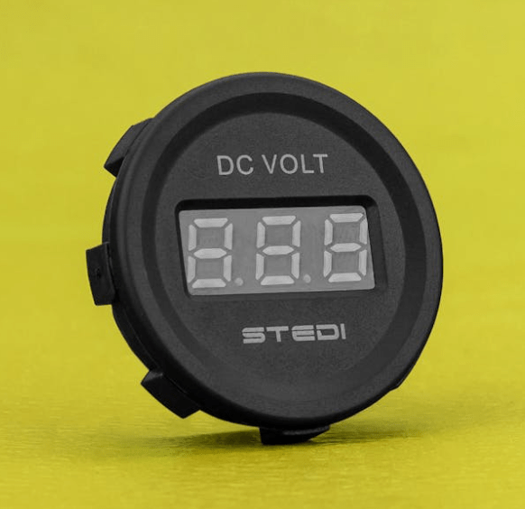 SINGLE BATTERY 4X4 VOLT METER GAUGE MONITOR