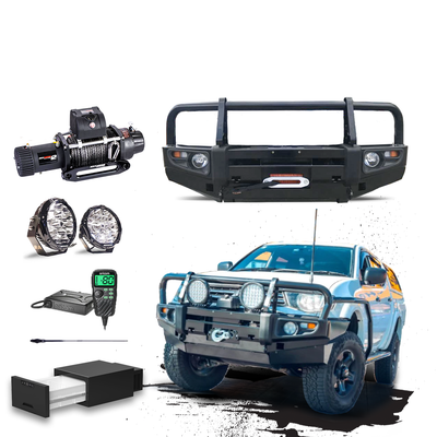 MN ML Triton Touring Pack Suits: MN -ML Triton - Prem Bullbar, Winch, Lights, uhf + Free Fridge