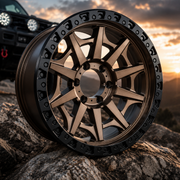 ROAR 4X4 DX189 17x9 Alloy Wheels –6x139.7 PCD, -12 Offset – Fits Hilux, Ranger, D-MAX, BT-50, Triton, Navara (Set of 4)