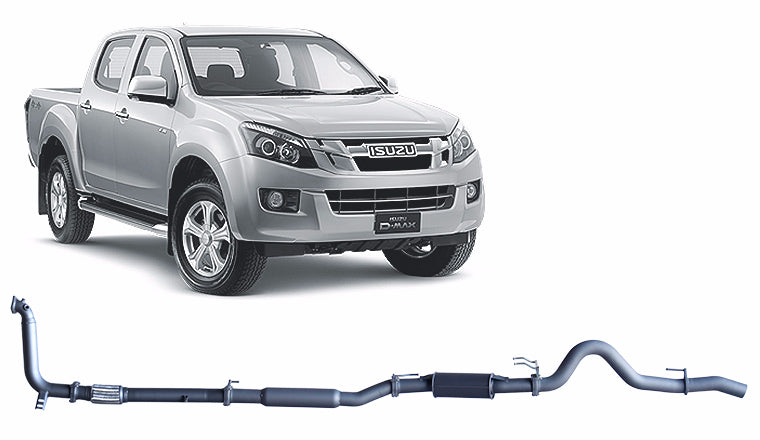 Redback Extreme Duty Exhaust for Isuzu D-MAX (06/2012 - 10/2016)